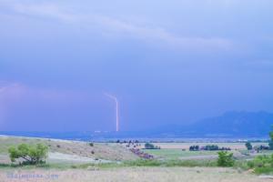 Boulder Colorado Lightning Strike